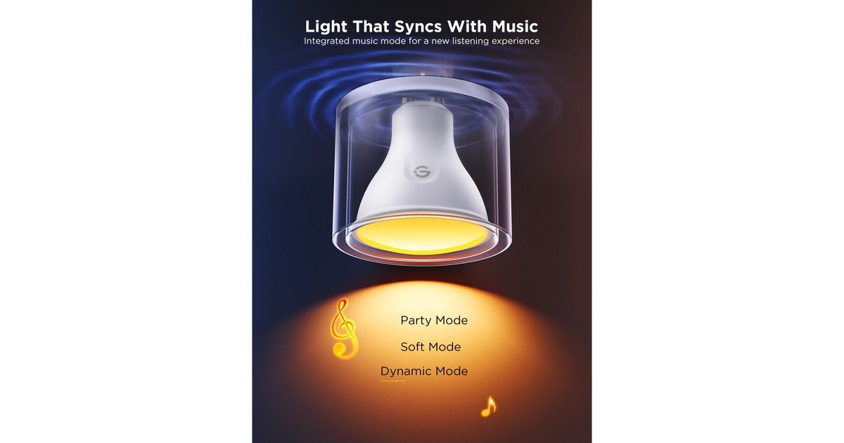 GoveeGU10 Wifi&BLE RGBWW Smart ledlamp  (2 stuks, 2.4 GHz wifi, Bluetooth)