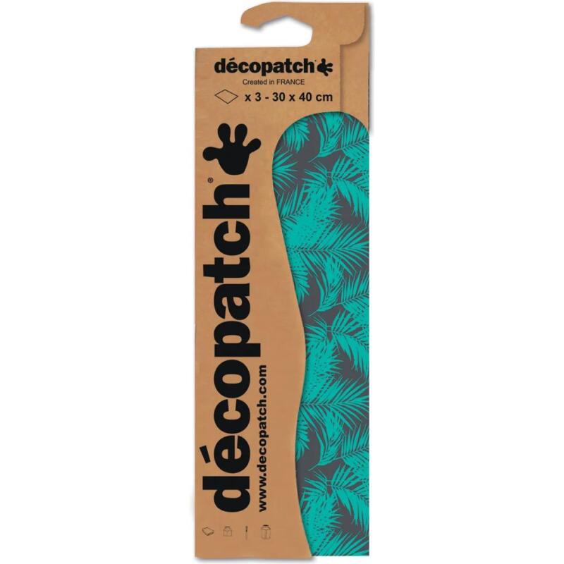 Pochette 3 Feuilles Identiques Ref 755 - Vert