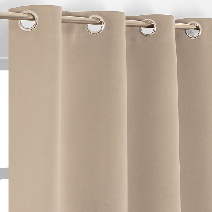 Rideau occultant Sky L.240 x L.135 cm marron taupe JBY Creation