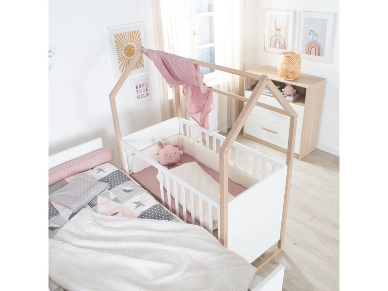 roba Babybett Cabane 60 x 120 cm Baby- und Beistellbett