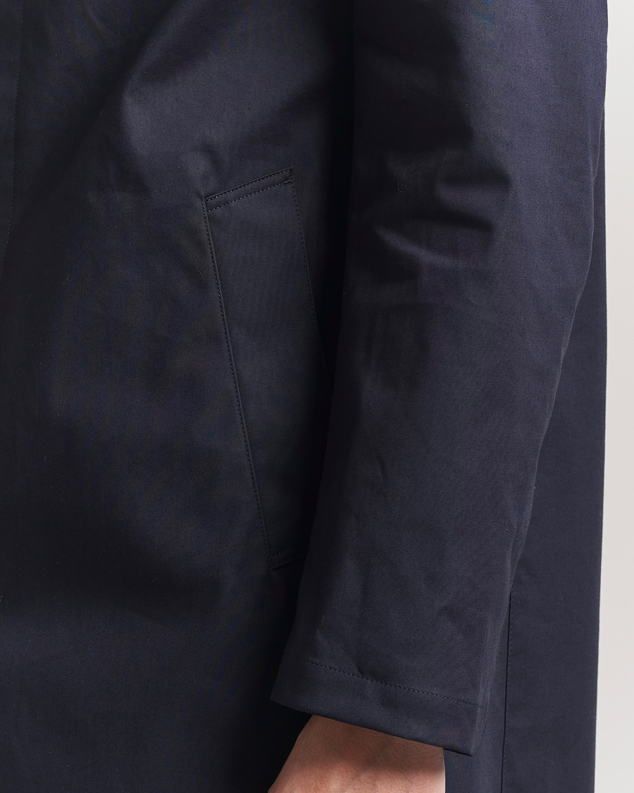 Mackintosh Dunkeld Car Coat Navy