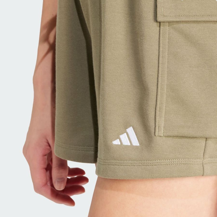 Adidas Short cargo French Terry Petit logo Essentials
