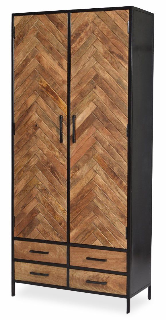 Bergkast Brooklyn B90 x D40 x H200 cm