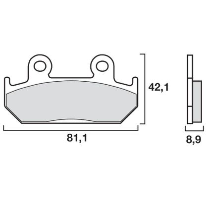 Plaquettes de freins Brembo Sinter Métal Fritté sport avant (Spécial S selon modèle)