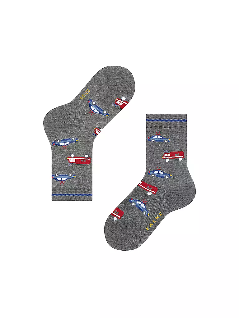 FALKE Jungen Socken light grey melange hellgrau