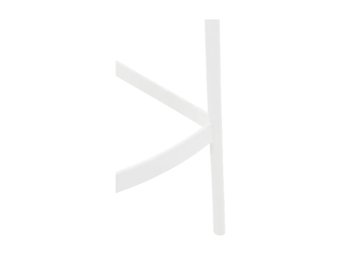 Lot de 2 Tabouret de bar - Plastique & Plastique - Blanc - Air