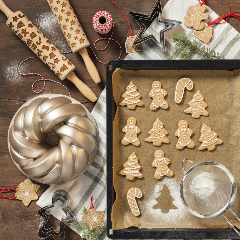 Uitsteekvormpjes gingerbread man - set van 3