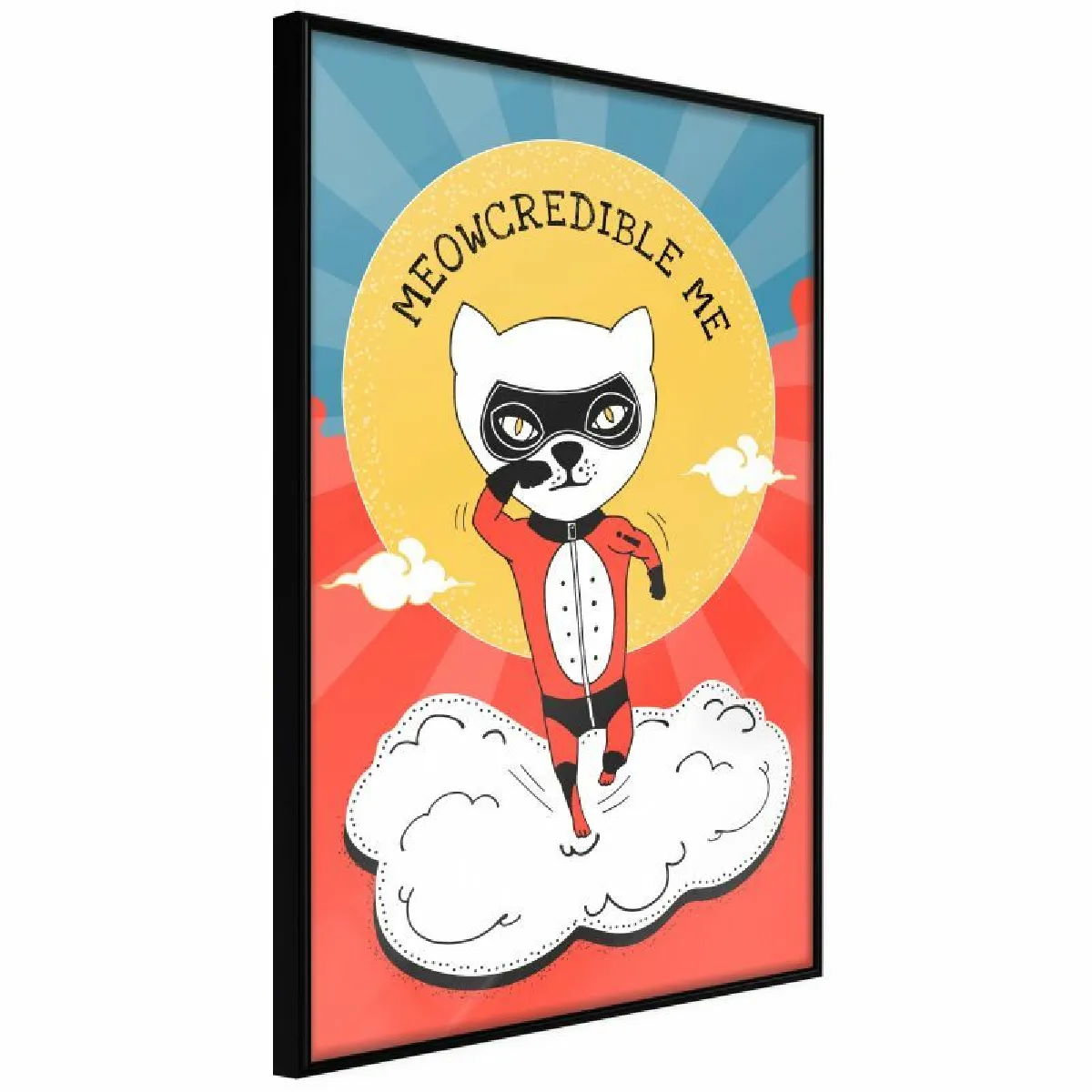 Paris Prix Affiche Costume Party - 40 x 60 cm - Noir