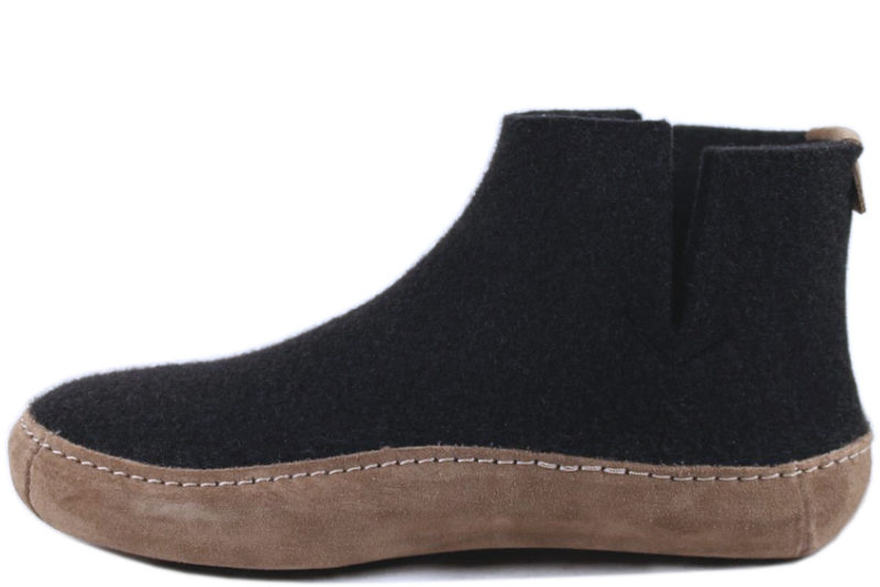 NEW FEET SORT FILTET ULD HJEMMESKO