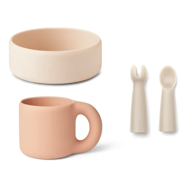 Liewood Set de vaisselle Lise - Set de 4 | Rose