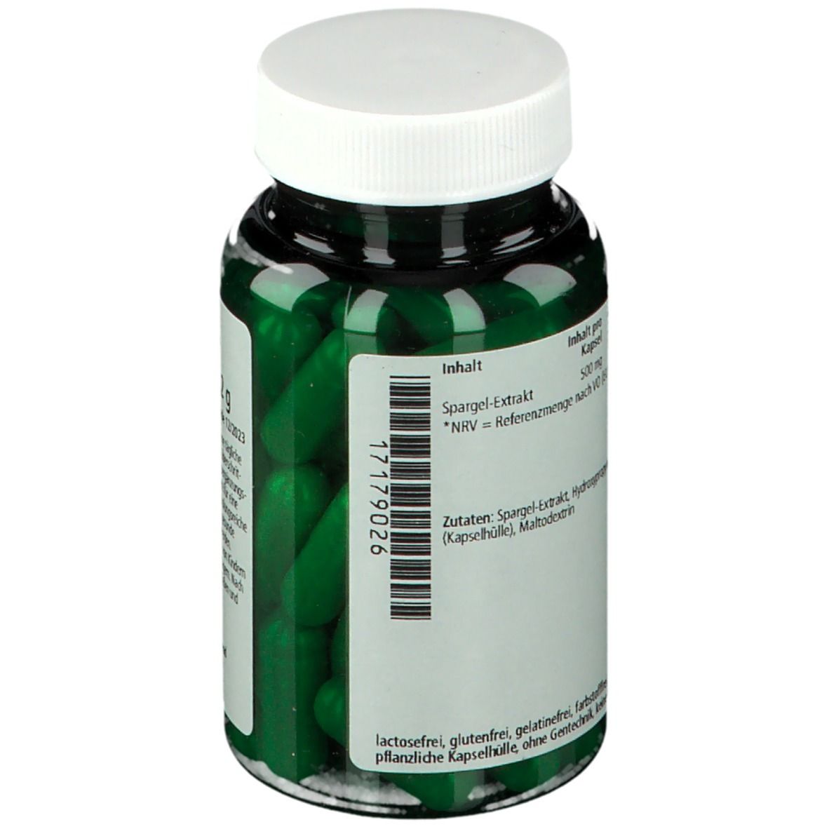 green line NUTRITHEKE SPARGEL 500 mg Extrakt