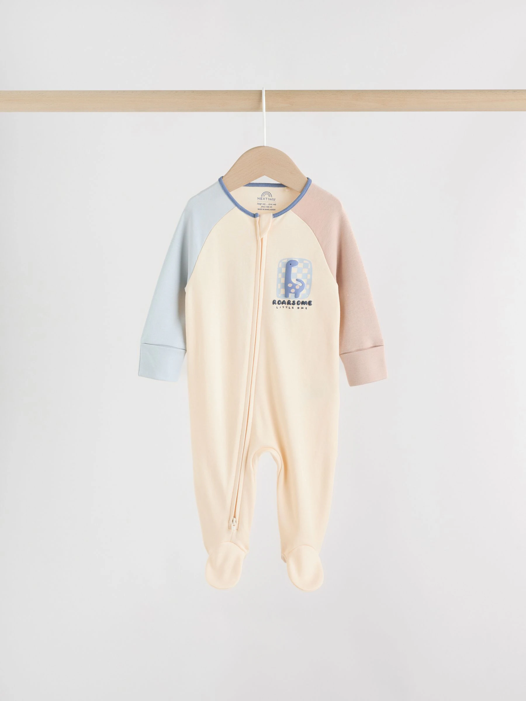 Marineblauw - Verpakking van 4 baby pyjama's met tweewegrits (0mnd -2jr)