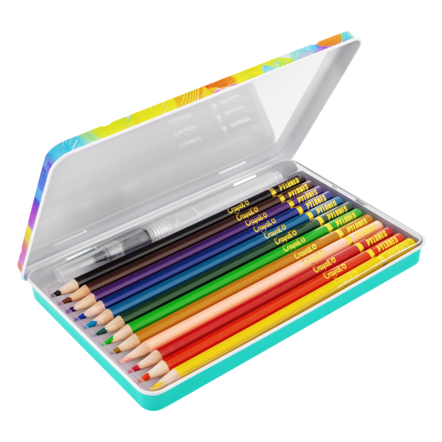 Boite de 12 crayons aquarellables - Crayal’o