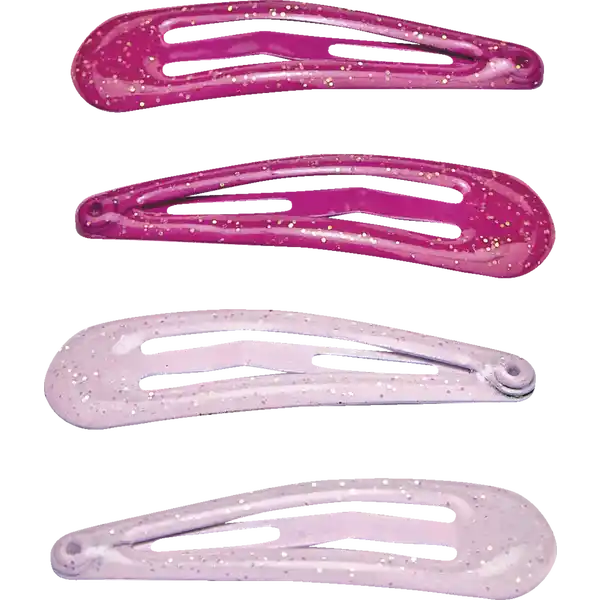 Haarschmuck  Glitzer-Set rosa