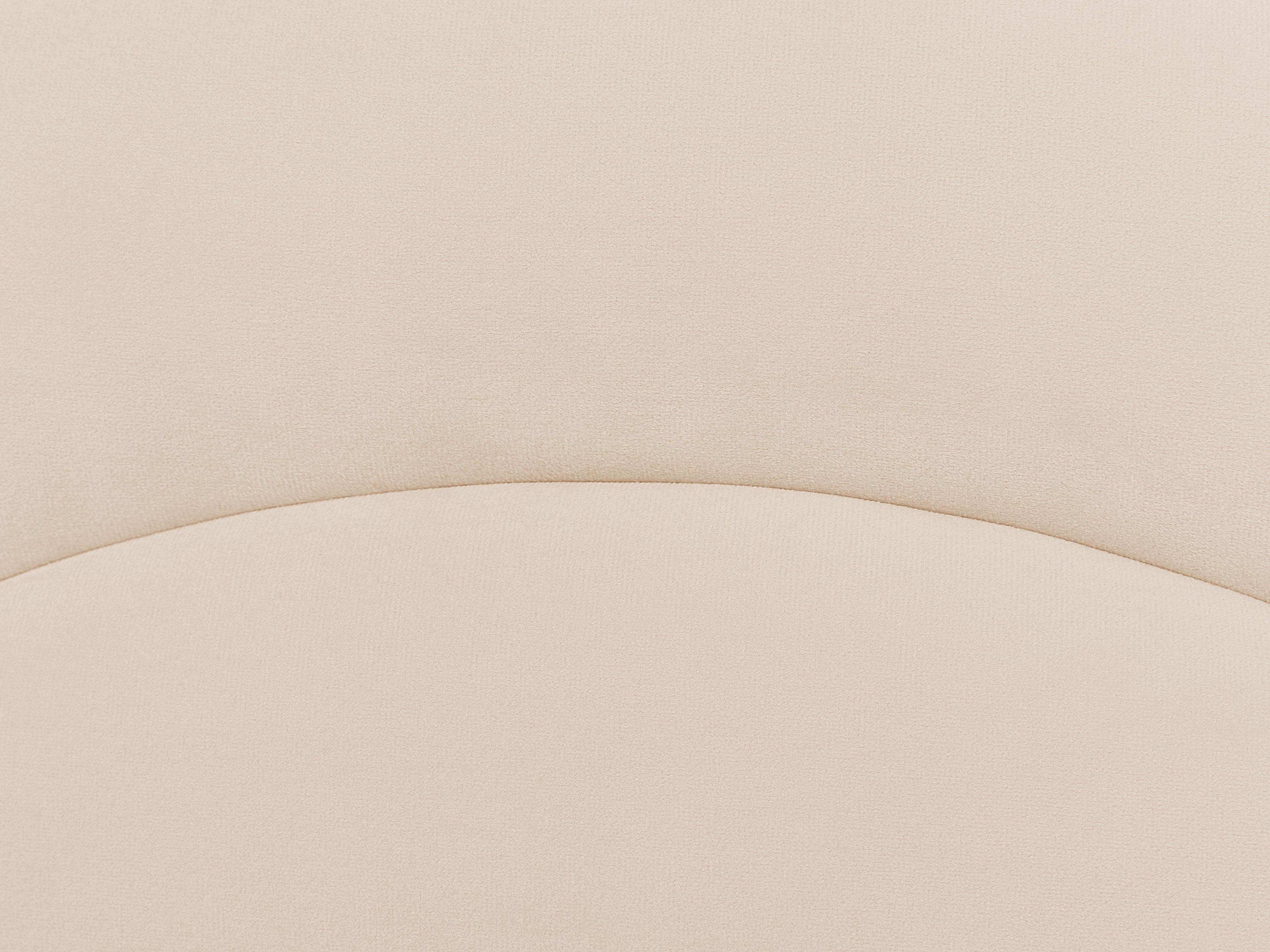 Kinderbed met opbergruimte Fluweel ANET 90 x 200 cm Beige