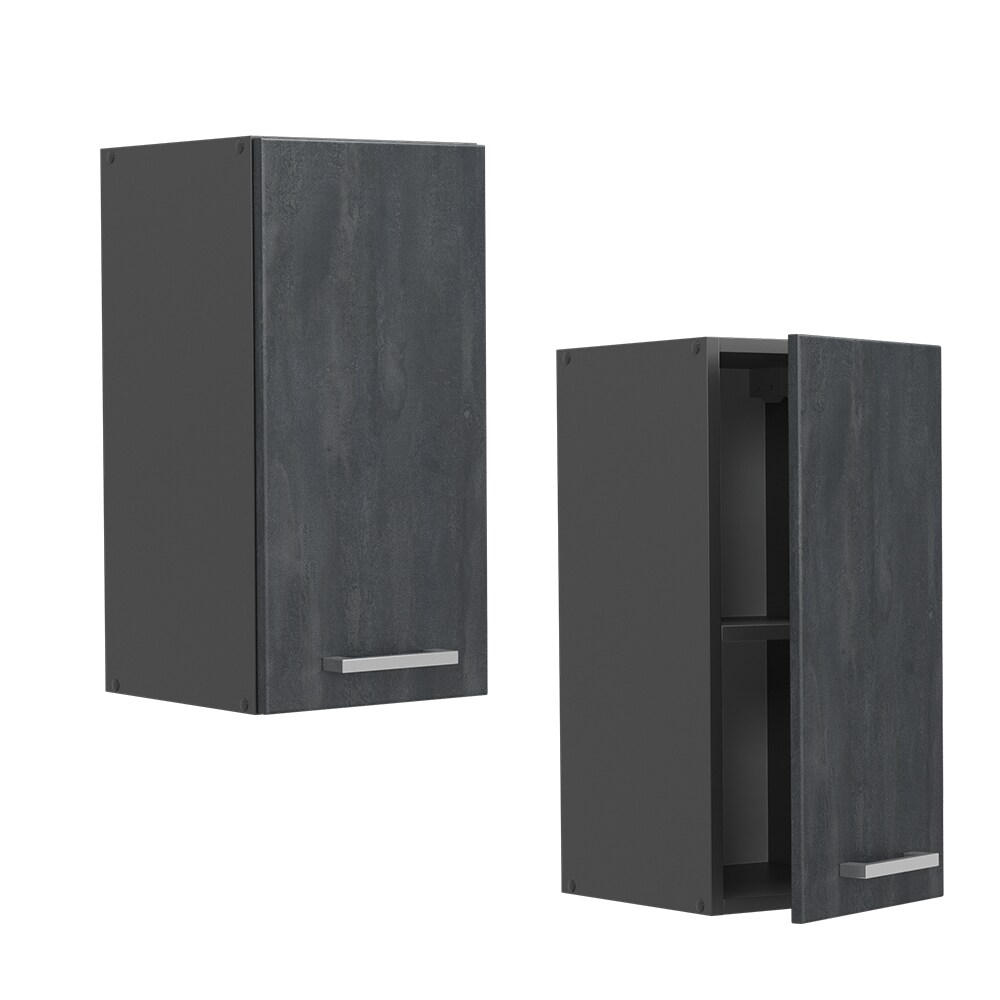 Vicco Hängeschrank R-Line Schwarz Beton Anthrazit 30 cm