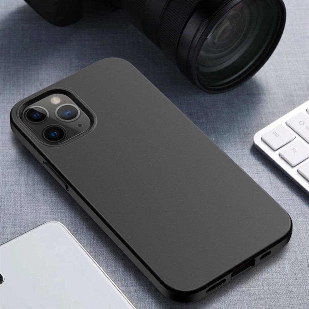 iPhone 12 Pro Max Bio Gummi Schutzhülle Eco Friendly Nachhaltig Kompostierbar - Schwarz