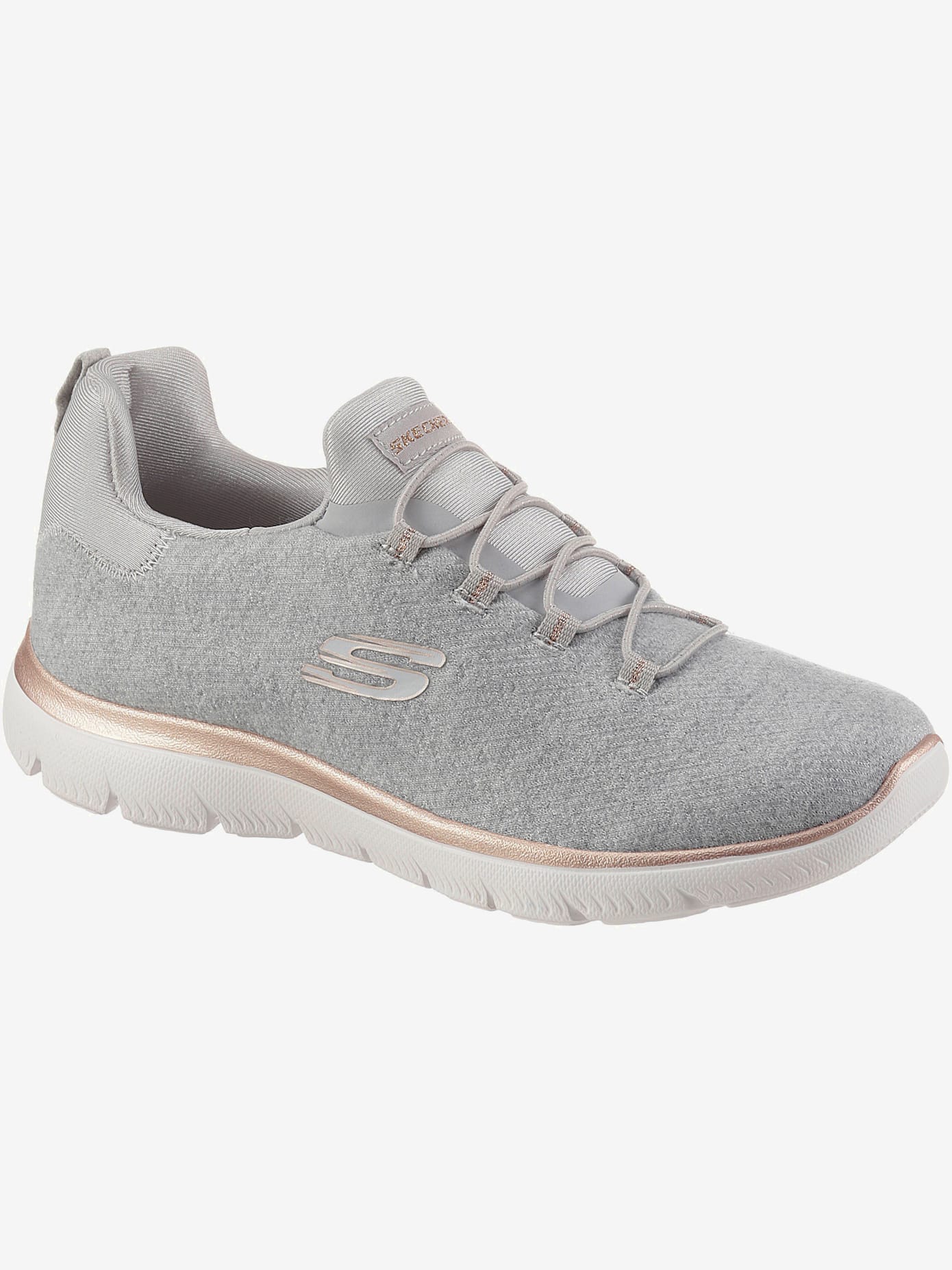Sneakers slip on élastique confortable à enfiler