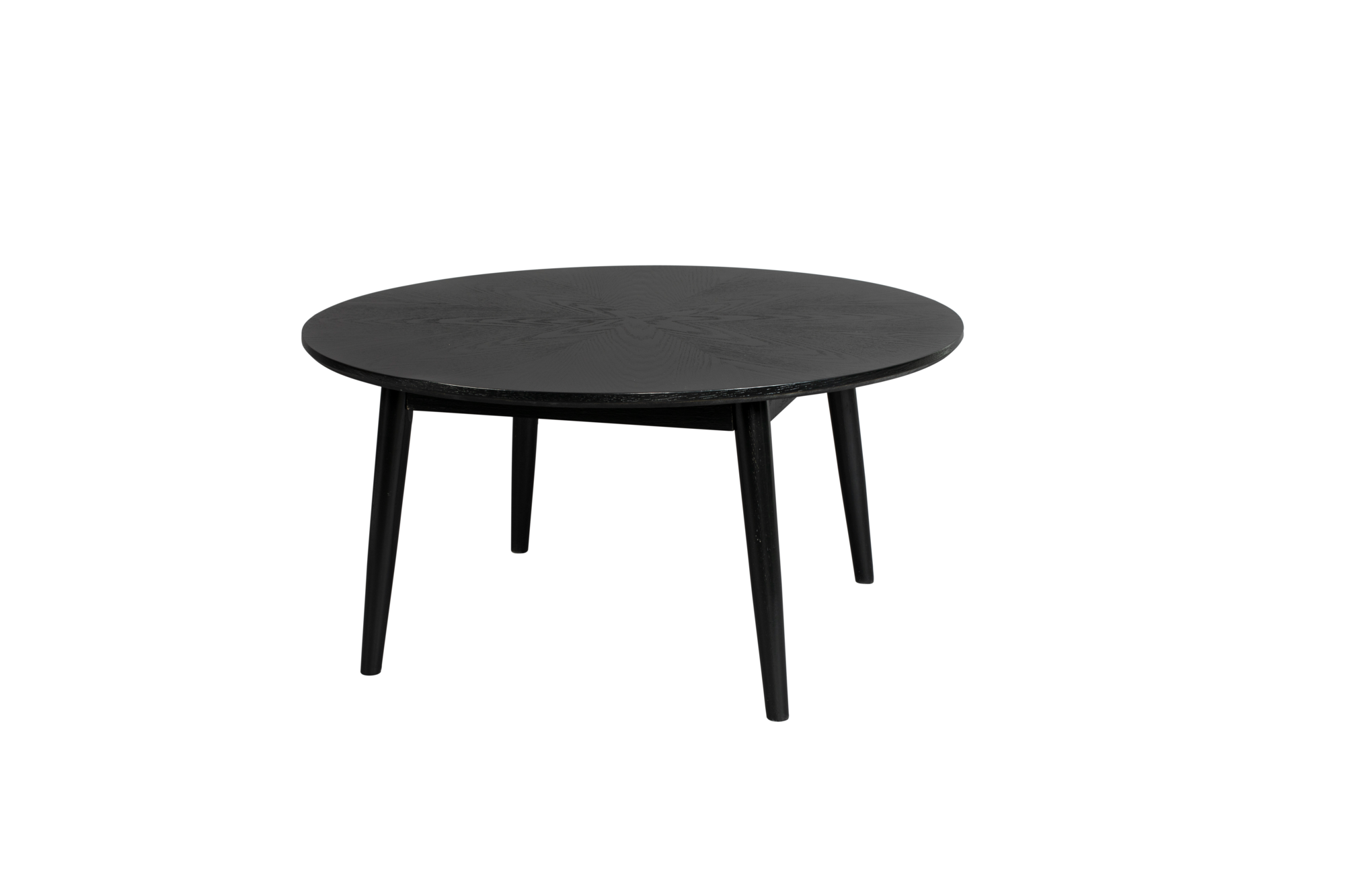 Salontafel Fabio rond zwart