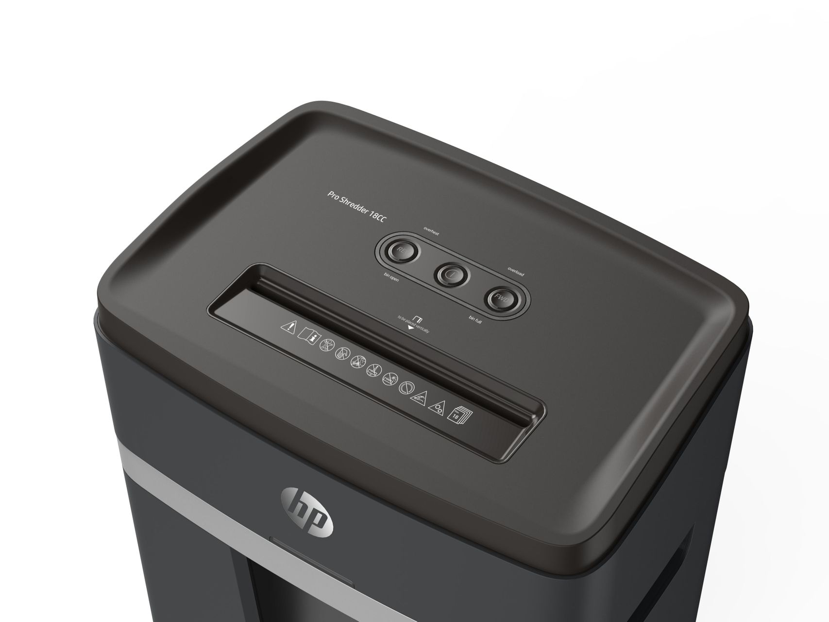 HP Aktenvernichter Pro Shredder 18CC Blatt Sicherheitsstufe P-4