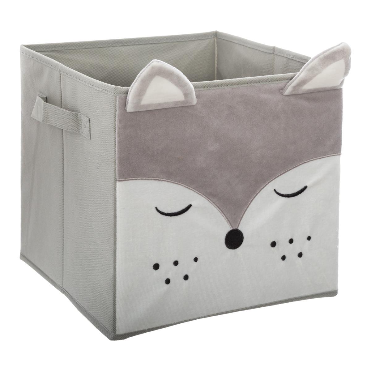 BAC RANGEMENT RENARD VELOURS