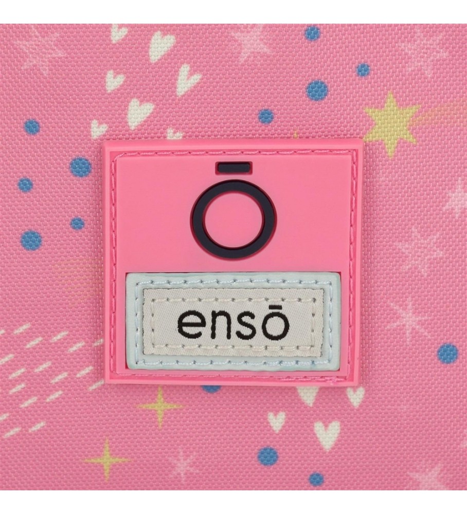 Enso Mochila Enso Dreams come true 28cm adaptable a carro azul, rosa