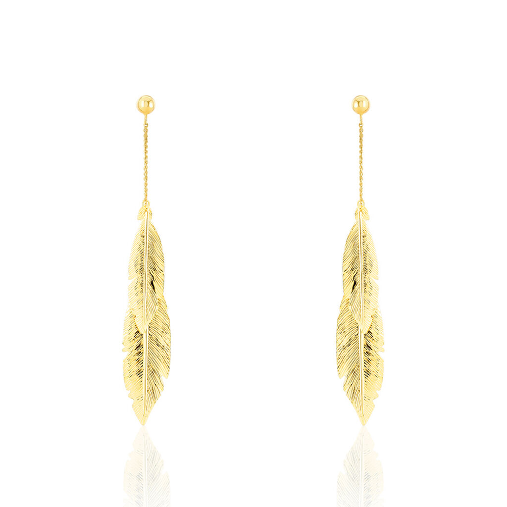 Boucles D'oreilles Pendantes Soline Or Jaune