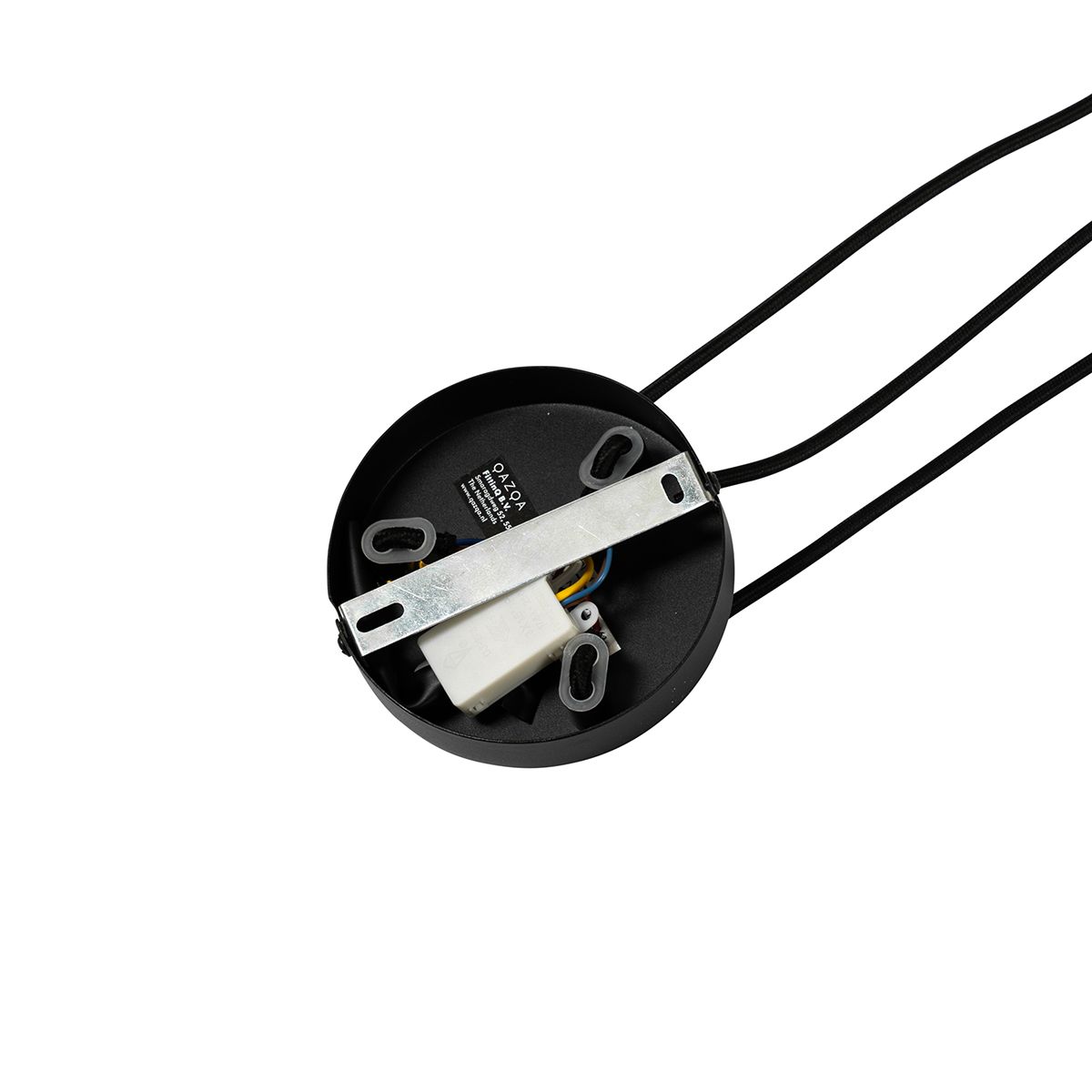 Smart hanglamp wit 50cm 3-lichts incl. 3 Wifi G95 - Plu