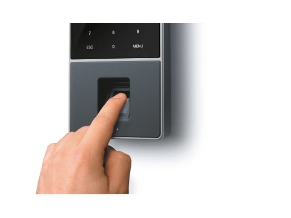 Safescan TM-828 SC, Sort, Fingeravrtykk, Passord, Nærhetsaktivert kort, Smart kort, TFT, 8,89 cm (3.5
