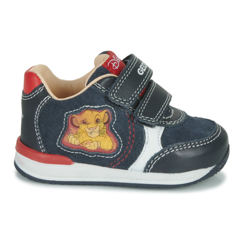 Geox - B RISHON BOY C - Bleu / Rouge