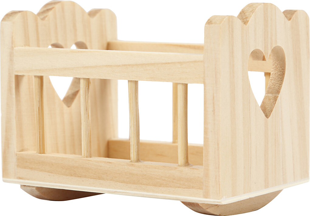 Vugge - L 8 CM - B 5,5 CM - 1 Stk