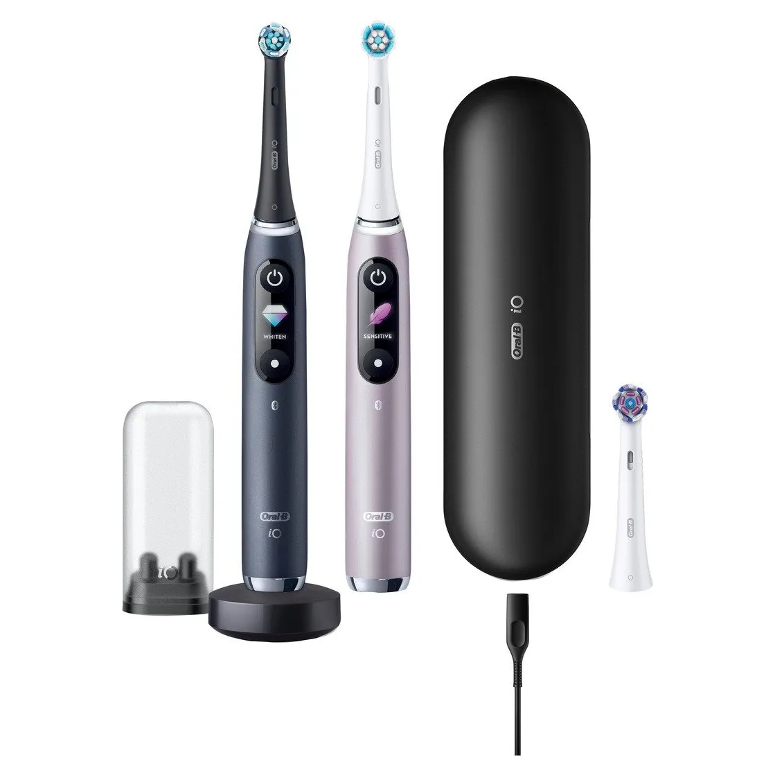 Oral-B iO 9 Series Duo Elektriske Tandbørster - Sort og Rose