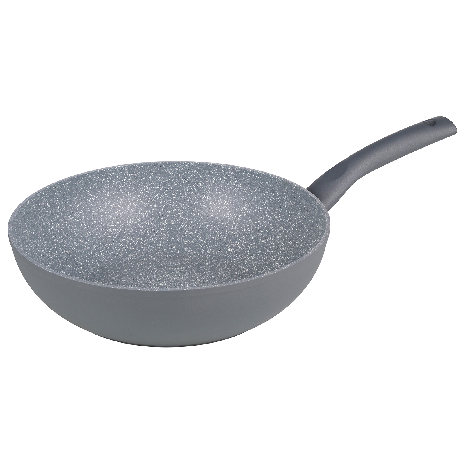 Wok - grau - Alulegierung - Ø 28 cm