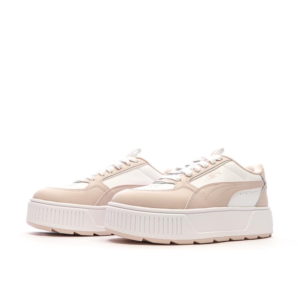 Puma Baskets Blanc/Vieux Rose Femme Puma Karmen Rebelle