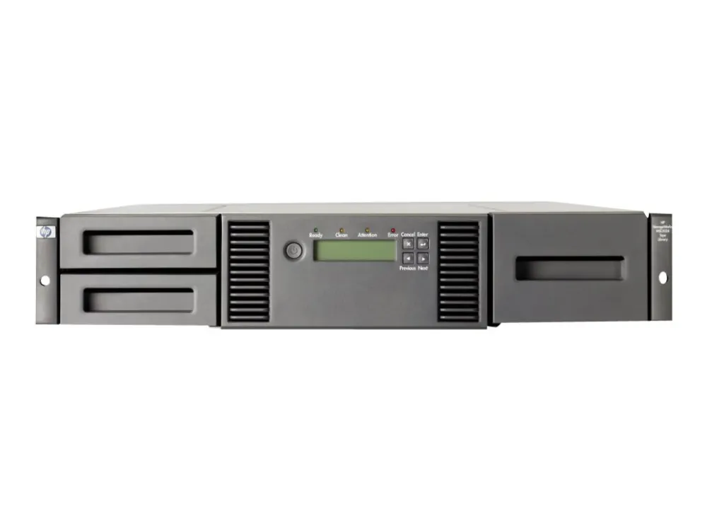 HPE StorageWorks MSL2024 - Båndbibliotek - LTO Ultrium - max. antal enheder: 2 - rackversion - 2U - stregkodelæser - for ProLiant DL120 G7, DL120 G7 Base, DL120 G7 Entry, DL120 G7 Performance