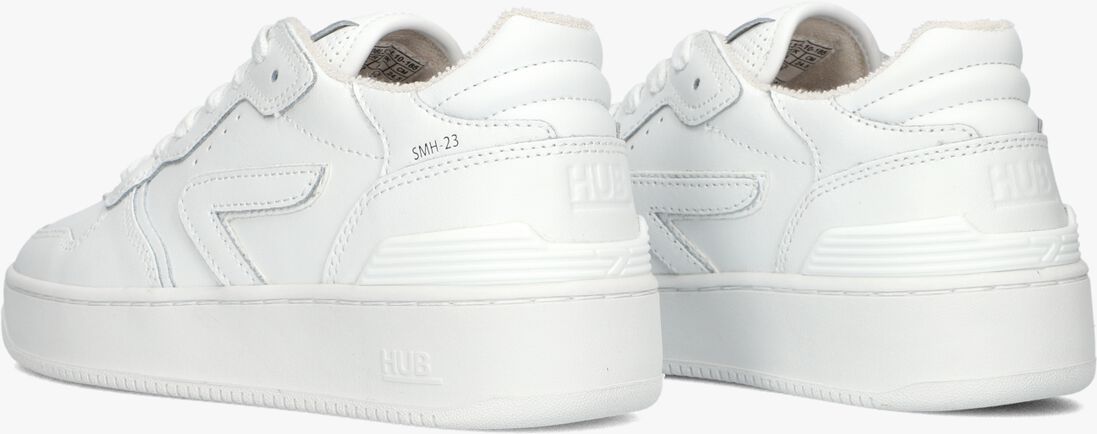 HUB witte hub lage sneakers smash