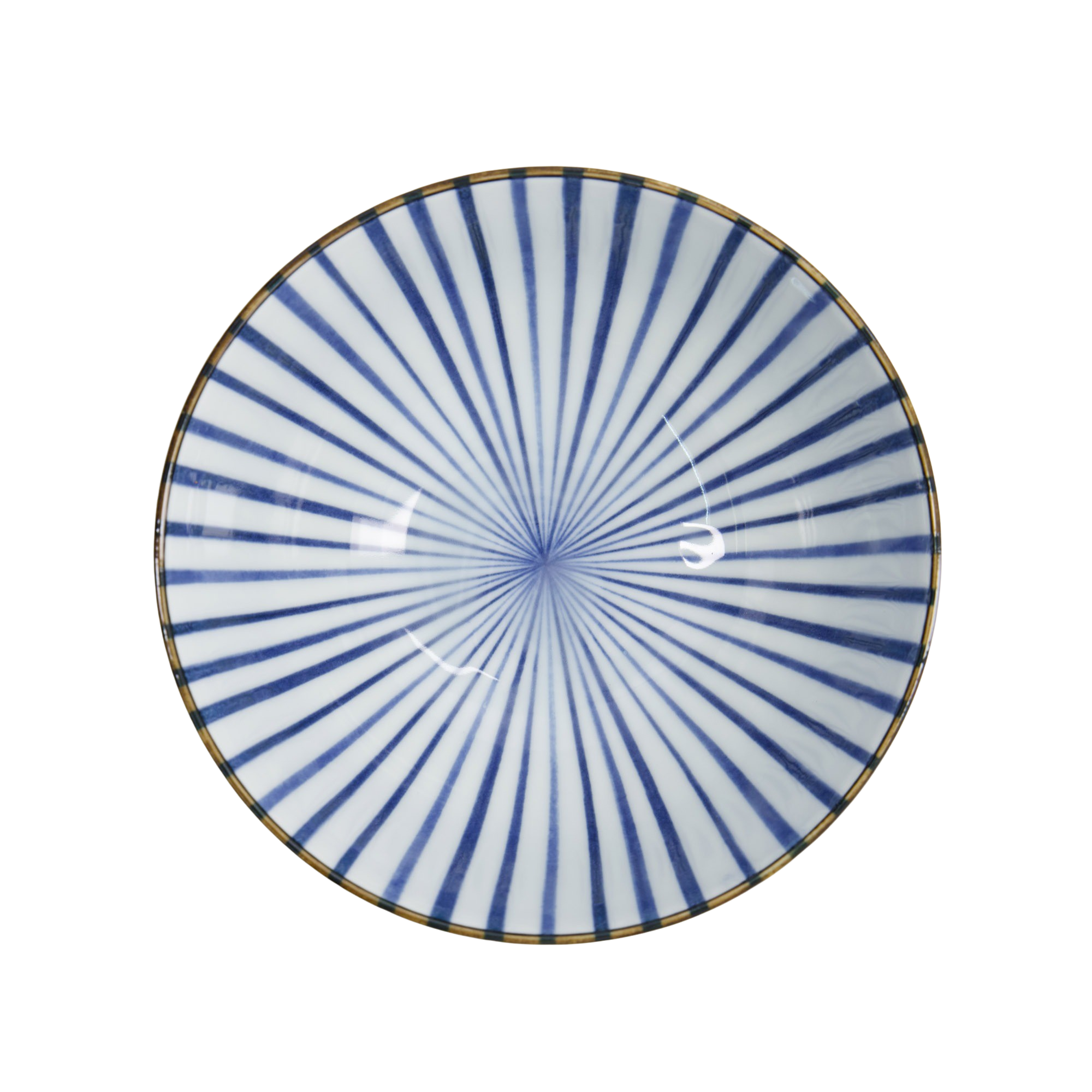 Tokyo Design Studio  Natsu Tokusa Mixed skål, blå/hvid - Ø17,8 cm.