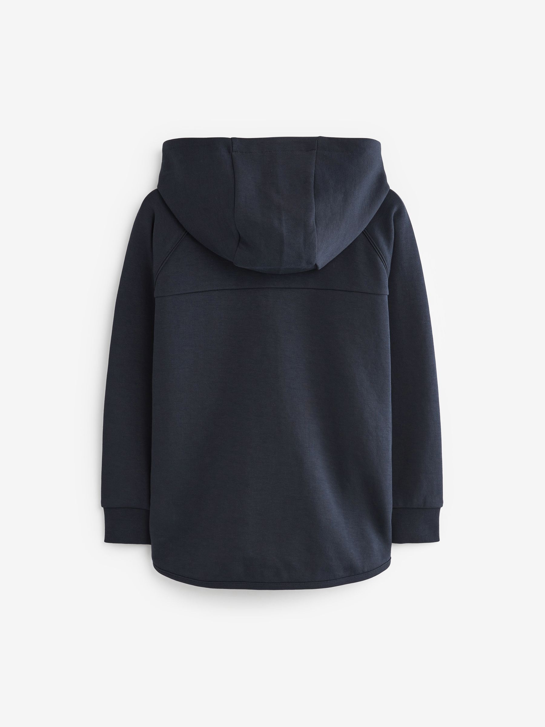 Donkerblauw - Tech Sportswear hoodie met doorlopende rits (3-16 jr)