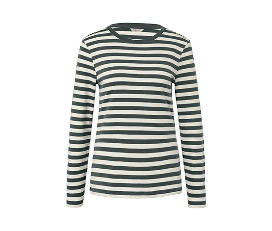 Gestreiftes Langarmshirt