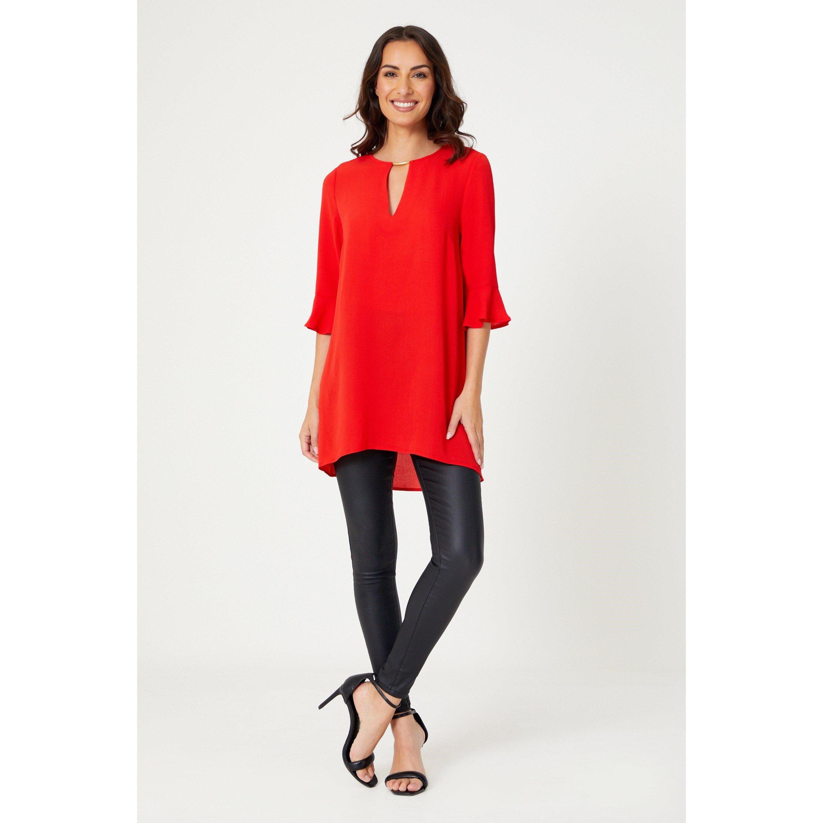Be You Ladies Frill Sleeve Tunic