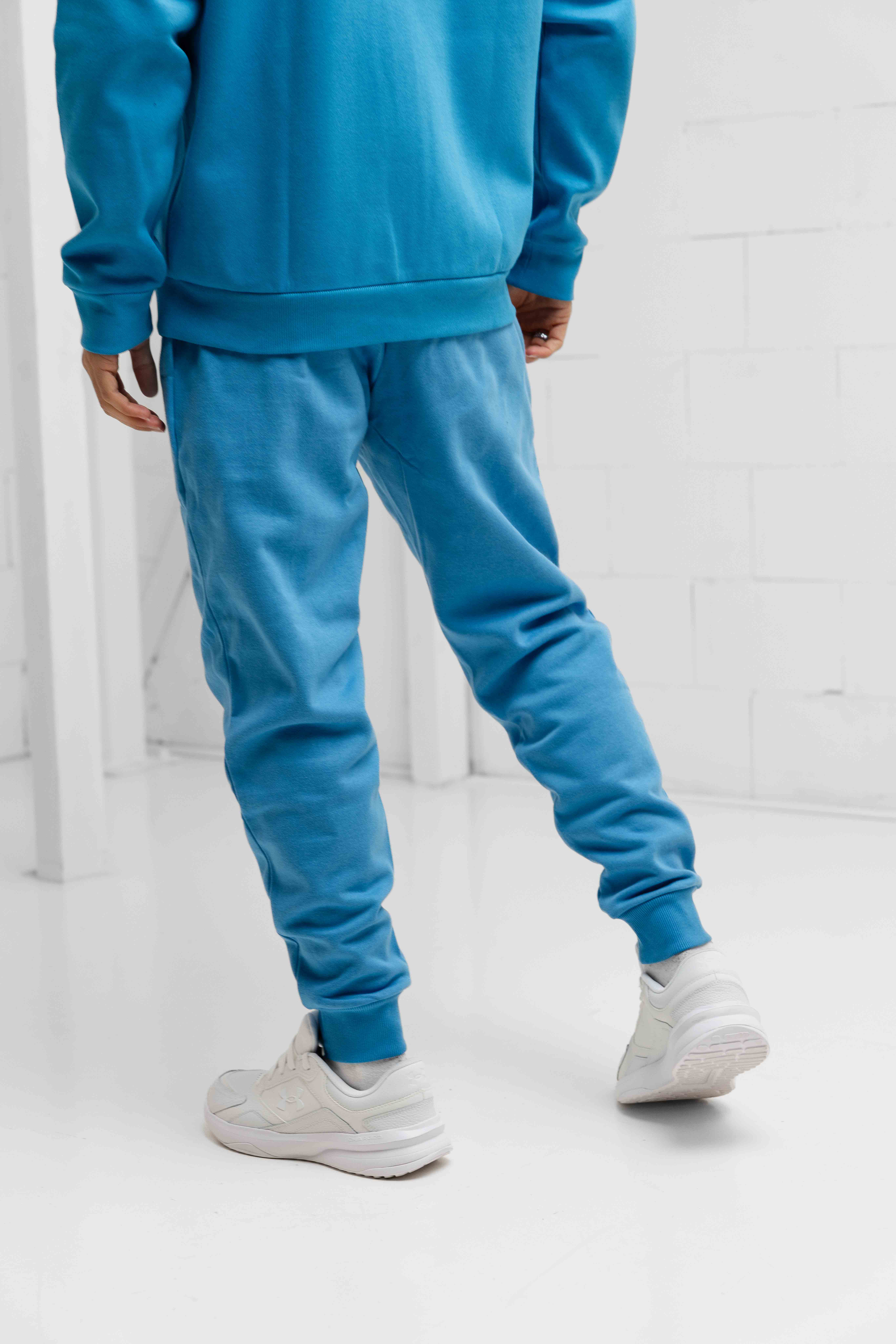 Under Armour Rival Fleece Full-Zip Trainingspak Heren Blauw
