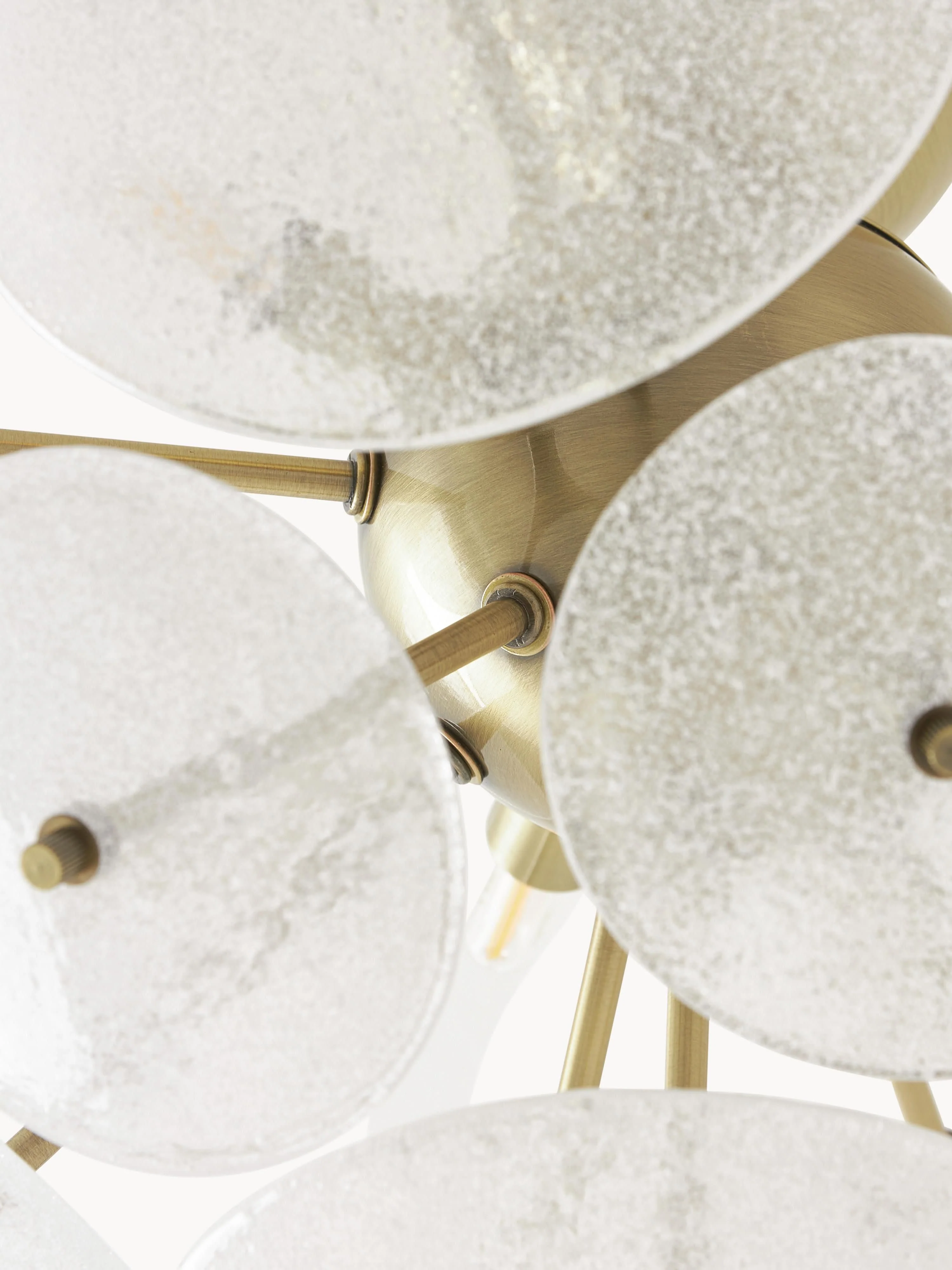 Plafondlamp Mireille van glas