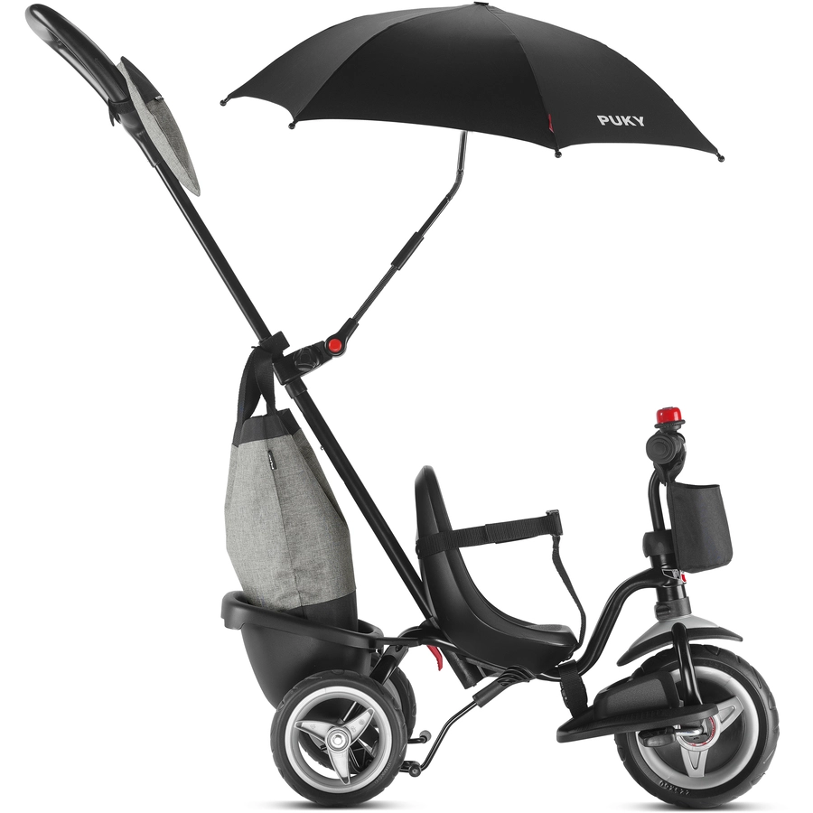 PUKY® 4 in 1 Dreirad Ceety Comfort, schwarz 2442