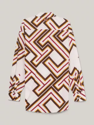 Camisa Tommy x Pendleton Prep Valley Stripe TH Monogram