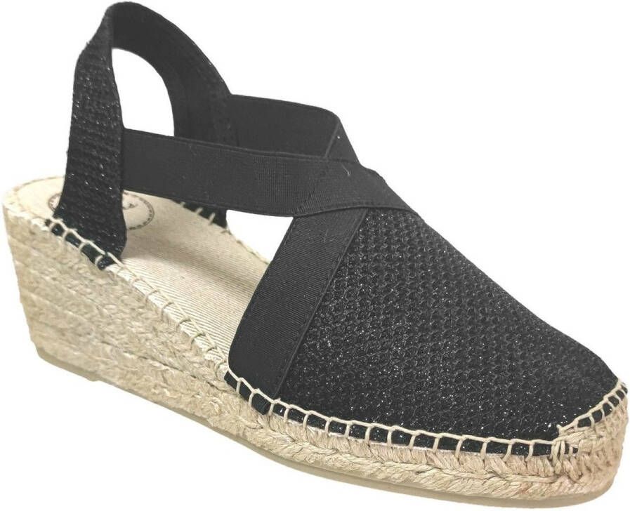 Toni Pons Triton Dames Espadrilles Zwart
