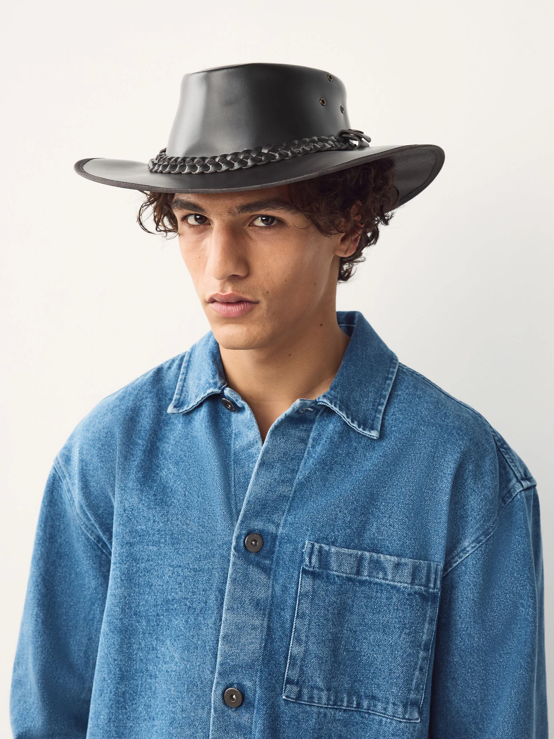 Bruin - Leather Cowboy Hat