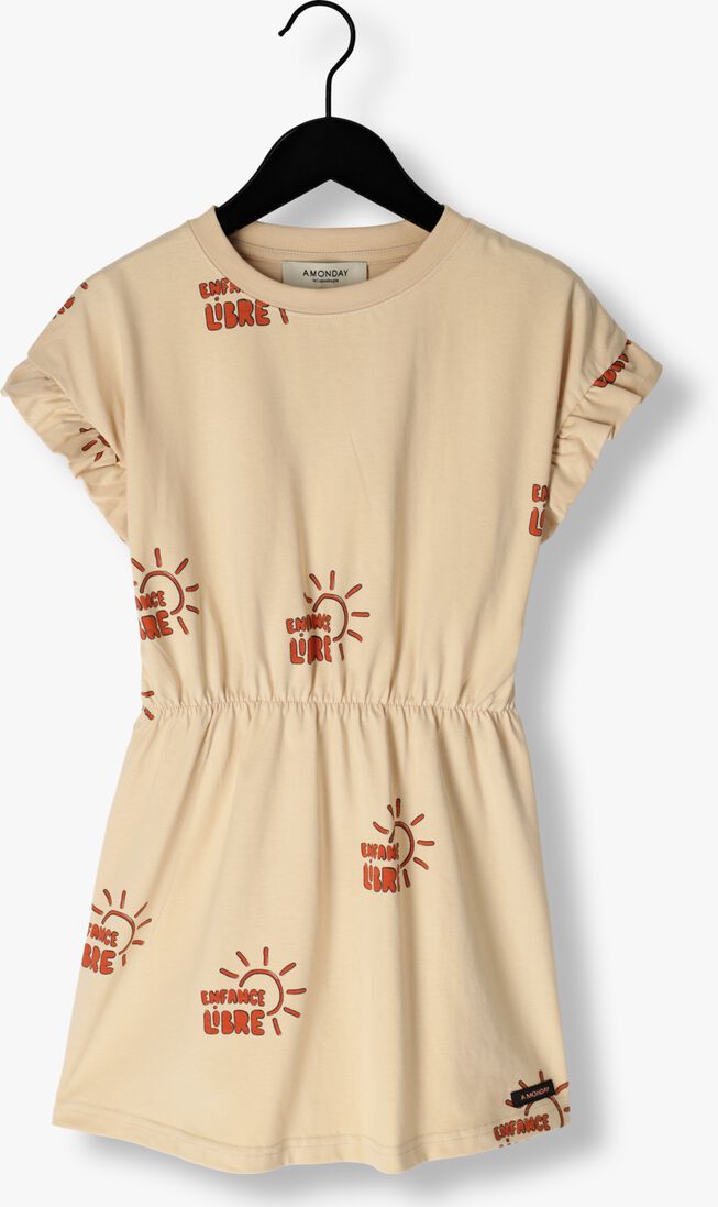 A MONDAY IN COPENHAGEN lichtroze a monday in copenhagen midi jurk naja dress