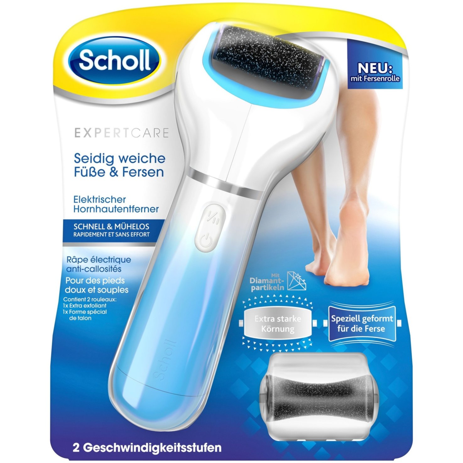 Scholl Expert Care Hornhautentferner elektrisch Blau
