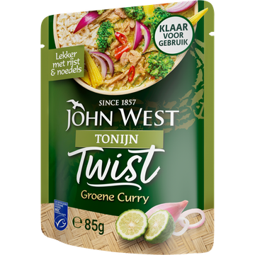 John West Tonijn Twist Groene Curry 85g