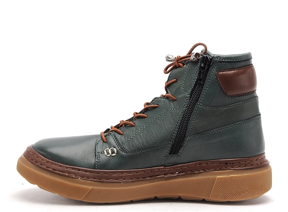 Coco abricot boots bottine plates femme mege vert